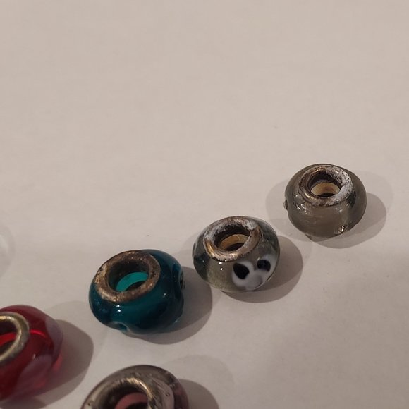 9 Glass Mosaic beads and Glass mosaic Ring size 7 LOT - Picture 2 of 4